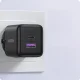 Ugreen X516 30W GaN sieninis įkroviklis, 1x USB-A, 1x USB-C, pilkas