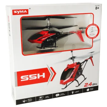 SYMA S5H RC Valdomas Sraigtasparnis 2.4GHz RTF (Raudonas)
