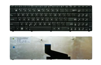 Asus K53, X53, N73, K73 nešiojamojo kompiuterio klaviatūra, juoda