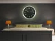 Large Fluorescent Wall Clock, 30 cm, Silent