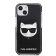 Apple iPhone 13 6.1\" Karl Lagerfeld Choupette Head Case Cover (KLHCP13MTPECK), Black