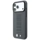 BMW M Blue Perfo Metal Logo MagSafe dėklas iPhone 18 Pro Max / 17 Pro Max, pilkas