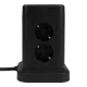 Huslog vertikalus prailgintuvas su USB ir USB-C, 8 lizdai (HUS1004)