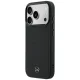 Mercedes Leather Mesh with Bow Line MagSafe dėklas telefonui iPhone 18 Pro / 17 Pro, juodas
