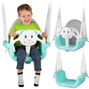 Ricokids 3-in-1 vaikiškos sūpynės, turkio spalvos