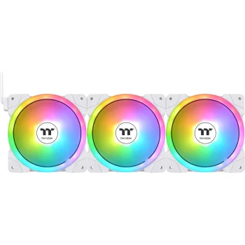 Korpuso ventiliatoriai Thermaltake SWAFAN EX12 ARGB, 3 vnt., balti