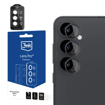 "3mk Lens Protection Pro" kameros stiklas Samsung Galaxy S25, juodas