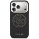 Guess Perforated 4G MagSafe dėklas Apple iPhone 17 Pro, juodas