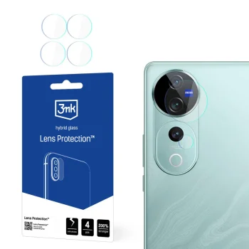 Kameros apsauginis stiklas 3mk Lens Protection telefonui Vivo V40, hibridinis 6H, 0.16 mm