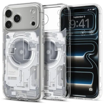 Spigen Ultra Hybrid MagSafe dėklas iPhone 18 Pro Max / 17 Pro Max, Zero One White