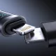 Joyroom S-A16 Pro USB-C į Lightning laidas 30W su ekranu 1.2m, juodas