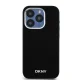 DKNY Liquid Silicone dėklas Apple iPhone 14 Pro su MagSafe, juodas