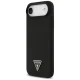 Guess Silicone Triangle Logo MagSafe dėklas iPhone 17 Air, juodas