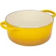 Le Creuset Signature apvalus ketaus troškintuvas 24 cm, 4.2 l, geltonas