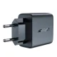 Tinklo įkroviklis GaN 35W PD 2x USB-C Acefast A49, juodas
