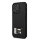 Karl Lagerfeld Ikonik Patch dėklas iPhone 13 Pro Max, juodas