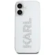 Karl Lagerfeld IML Rhinestones Logo dėklas, skirtas iPhone 16, skaidrus