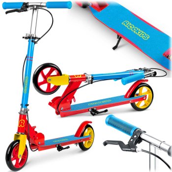 Ricokids Kodi sulankstomas paspirtukas vaikams, mėlynas ir raudonas