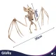 Pakabinamas šikšnosparnio skeletas Helovino dekoracija GLIMZ 30 cm