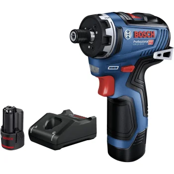 Akumuliatorinis suktuvas Bosch GSR 12V-35 Kit HX su 2x 3.0 Ah akumuliatoriais ir krovikliu