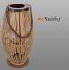 Ruhhy 00024282 bambukinis žibintas, 40 cm, smėlio spalvos