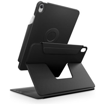 Uniq Rovus Snapmount atverčiamas dėklas iPad 11" (2025) / 10.9" (2022), juodas