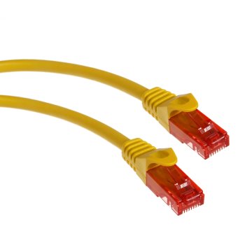 Maclean MCTV-300 UTP Cat6 Patchcord Network Cable, 0.5m, Yellow