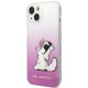 Karl Lagerfeld Choupette Fun dėklas, skirtas iPhone 14 Plus, rožinis