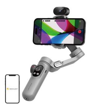 Aochuan Smart X Pro 3-ašių stabilizatorius su AI jutikliu, pilkas