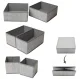Wardrobe and Drawer Organizer Set, 6 pcs, Grey