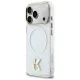 Karl Lagerfeld IML K Head Logo MagSafe dėklas iPhone 17 Pro Max, skaidrus