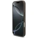 Dėklas Guess 4G Strap Triangle Logo MagSafe skirtas iPhone 17, rudas
