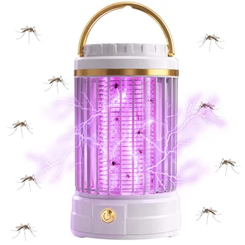 Įkraunama UV lempa nuo uodų su naktine šviesa, 5W