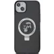 Karl Lagerfeld Ring Stand MagSafe dėklas iPhone 15 / 14 / 13, juodas