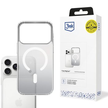 3Mk Protection iPhone 17 Pro Case Frosty MagCase, White