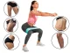 Set of 3 Fabric Resistance Bands for Exercise and Fitness