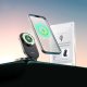 Joyroom JR-W17 Qi 3-in-1 belaidis indukcinis įkroviklis, juodas