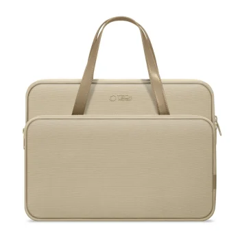 Tech-Protect nešiojamojo kompiuterio krepšys 13-14", smėlio spalvos