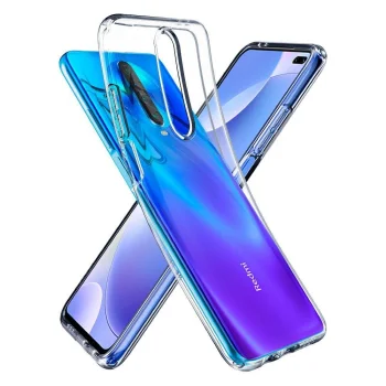 Xiaomi Redmi K30 / Poco X2 dėklas Spigen Liquid Crystal, skaidrus