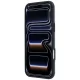 Mercedes Leather 3D MagSafe dėklas iPhone 18 Pro Max / 17 Pro Max, mėlynas