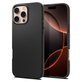 Spigen iPhone 16 Pro Max Case Liquid Air, Matte Black