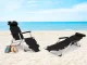 MultiGarden 2-in-1 Folding Garden and Beach Lounger, Black