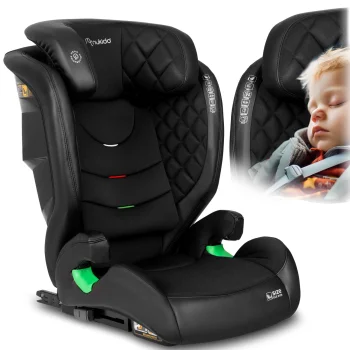 Vaikiška automobilinė kėdutė Nukido Louis, 15-36 kg, Isofix, juoda