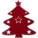 Ruhhy Christmas Cutlery Holders Christmas Tree, 12 pcs, Red