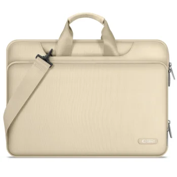 Tech-Protect Pocket nešiojamojo kompiuterio krepšys 15-16", smėlio spalvos