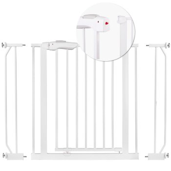 Nukido 718000 Child Safety Gate, 75-105 cm, White