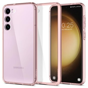 Samsung Galaxy S23 (SM-S911) Spigen Ultra Hybrid Case Cover, Rose Crystal