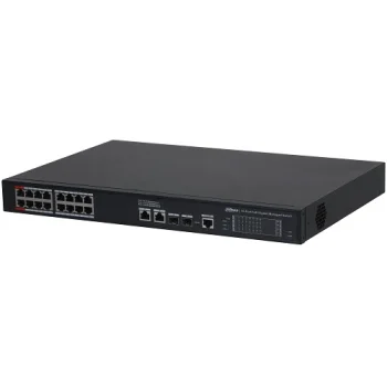 Valdomas PoE komutatorius S4220-16GT-190 (16x PoE, 2x RJ45, 2x SFP)