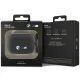 BMW AirPods Pro dėklas Carbon Double Metal Logo, juodas