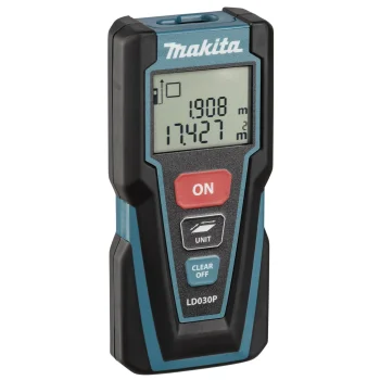 Lazerinis atstumo matuoklis Makita LD030P, 30 m, mėlynas / juodas